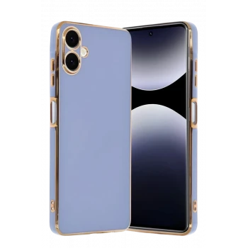 Newface Samsung Galaxy A07 4G Volet Silikon - Mavi