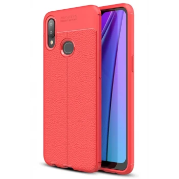 Newface Samsung Galaxy A10S Kılıf Auto Focus Kapak - Kırmızı