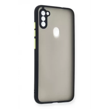 Newface Samsung Galaxy A11 Kılıf Montreal Silikon Kapak - Lacivert