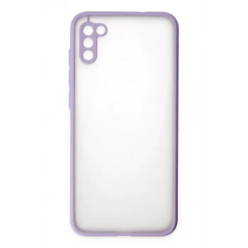 Newface Samsung Galaxy A11 Kılıf Montreal Silikon Kapak - Mor