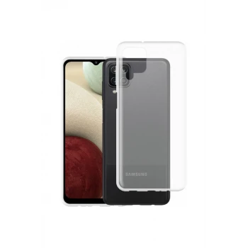 Newface Samsung Galaxy A12 Kılıf Lüx Şeffaf Silikon