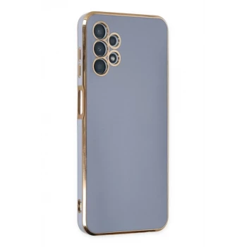 Newface Samsung Galaxy A13 4G Kılıf Volet Silikon - Mavi