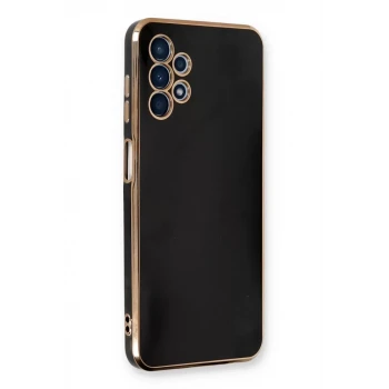 Newface Samsung Galaxy A13 4G Kılıf Volet Silikon - Siyah
