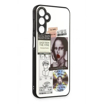 Newface Samsung Galaxy A14 4G Kılıf Mirror Desenli Kapak - Mirror - 2