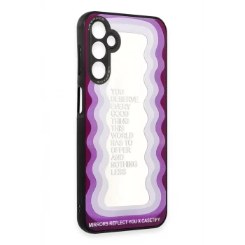 Newface Samsung Galaxy A14 4G Kılıf Mirror Desenli Kapak - Mirror - 5