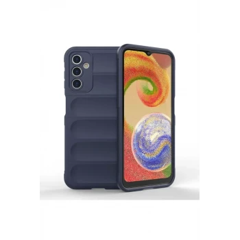 Newface Samsung Galaxy A14 4G Kılıf Optimum Silikon - Lacivert