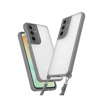 Newface Samsung Galaxy A14 4G Kılıf Penta Silikon Kılıf - Titan Gri