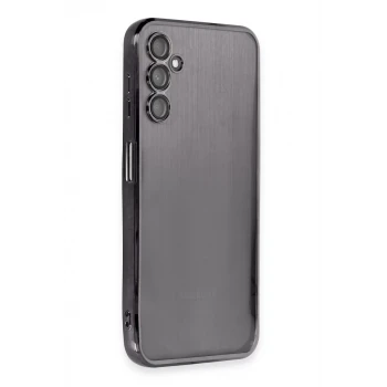 Newface Samsung Galaxy A14 4G Kılıf Razer Lensli Silikon - Siyah
