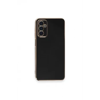 Newface Samsung Galaxy A14 4G Kılıf Volet Silikon - Siyah