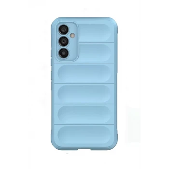 Newface Samsung Galaxy A15 4G Kılıf Optimum Silikon - Sky Blue