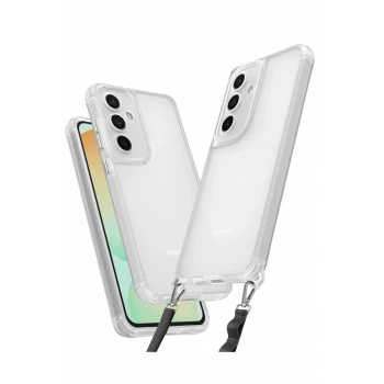 Newface Samsung Galaxy A15 4G Kılıf Penta Silikon Kılıf - Şeffaf