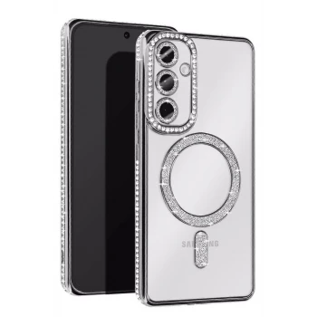 Newface Samsung Galaxy A16 5G Joke Simli Magneticsafe Kılıf - Gümüş