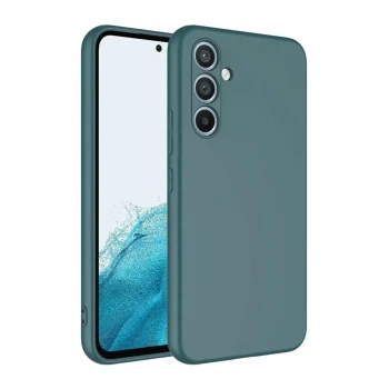Newface Samsung Galaxy A16 5G Kılıf First Silikon - Koyu Yeşil
