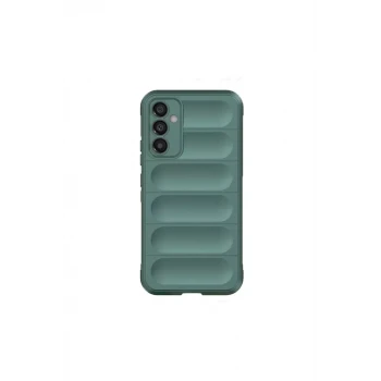 Newface Samsung Galaxy A16 5G Kılıf Optimum Silikon - Koyu Yeşil