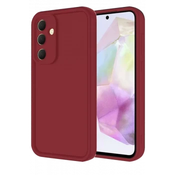 Newface Samsung Galaxy A16 5G Kılıf Viera Silikon - Bordo
