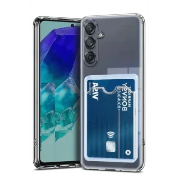 Newface Samsung Galaxy A17 5G Kart Şeffaf Silikon - Şeffaf