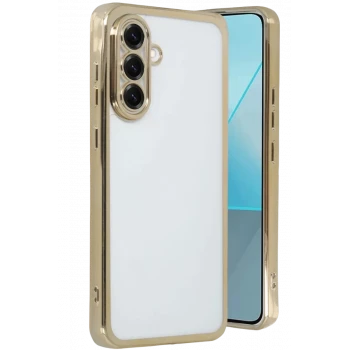 Newface Samsung Galaxy A17 5G Razer Lensli Silikon - Gold