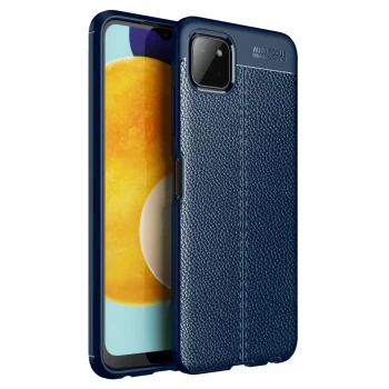 Newface Samsung Galaxy A22 Kılıf Auto Focus Kapak - Lacivert