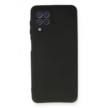 Newface Samsung Galaxy A22 Kılıf First Silikon - Siyah