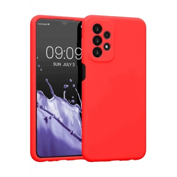 Newface Samsung Galaxy A23 4G Kılıf First Silikon - Kırmızı