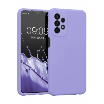 Newface Samsung Galaxy A23 4G Kılıf First Silikon - Lila