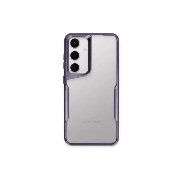 Newface Samsung Galaxy A24 4G Kılıf Boyi Silikon Kapak - Derin Mor