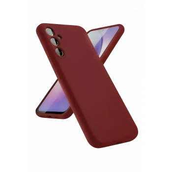 Newface Samsung Galaxy A24 4G Kılıf First Silikon - Bordo
