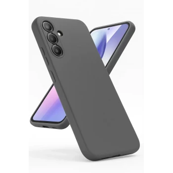 Newface Samsung Galaxy A24 4G Kılıf First Silikon - Gri