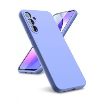 Newface Samsung Galaxy A24 4G Kılıf First Silikon - Lila