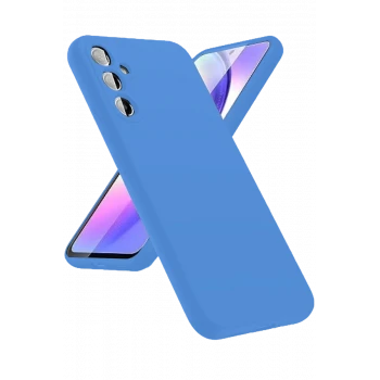 Newface Samsung Galaxy A24 4G Kılıf First Silikon - Mavi