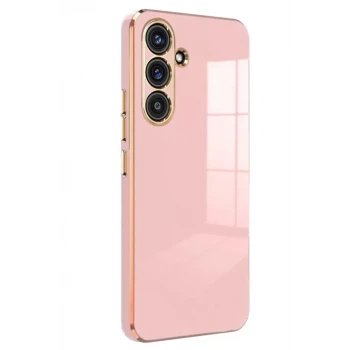 Newface Samsung Galaxy A24 4G Kılıf Volet Silikon - Pembe