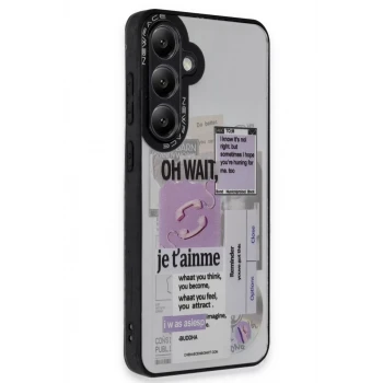 Newface Samsung Galaxy A25 5G Kılıf Mirror Desenli Kapak - Mirror - 4