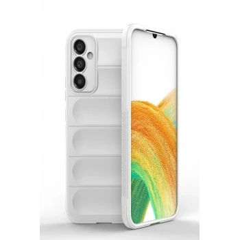 Newface Samsung Galaxy A25 5G Kılıf Optimum Silikon - Krem