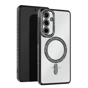 Newface Samsung Galaxy A26 Joke Simli Magneticsafe Kılıf - Siyah