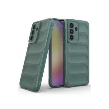 Newface Samsung Galaxy A26 Kılıf Optimum Silikon - Koyu Yeşil