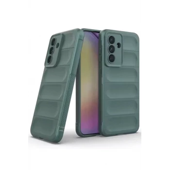 Newface Samsung Galaxy A26 Kılıf Optimum Silikon - Koyu Yeşil
