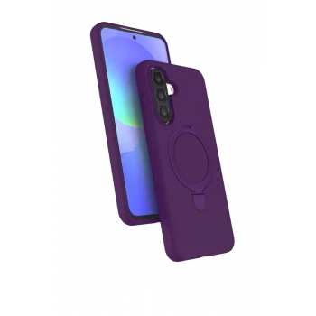 Newface Samsung Galaxy A26 Regal Magsafe Standlı Kapak - Derin Mor