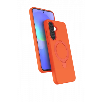 Newface Samsung Galaxy A26 Regal Magsafe Standlı Kapak - Turuncu