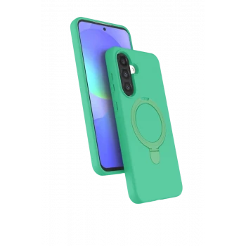 Newface Samsung Galaxy A26 Regal Magsafe Standlı Kapak - Yeşil