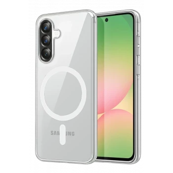 Newface Samsung Galaxy A27 5G Combo Sert Şeffaf Magsafe Kapak - Şeffaf