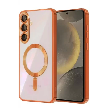 Newface Samsung Galaxy A27 5G Kross Magneticsafe Kapak - Turuncu