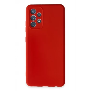 Newface Samsung Galaxy A32 Kılıf First Silikon - Kırmızı