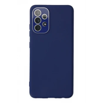 Newface Samsung Galaxy A33 5G Kılıf Lansman Glass Kapak - Sky Blue