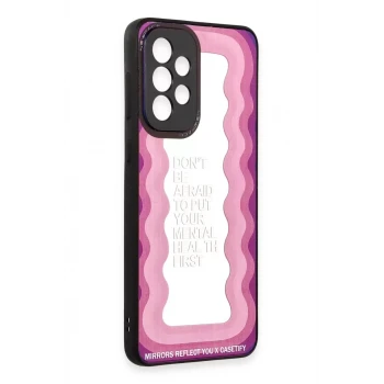 Newface Samsung Galaxy A33 5G Kılıf Mirror Desenli Kapak - Mirror - 11