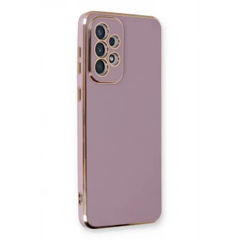 Newface Samsung Galaxy A33 5G Kılıf Volet Silikon - Mor