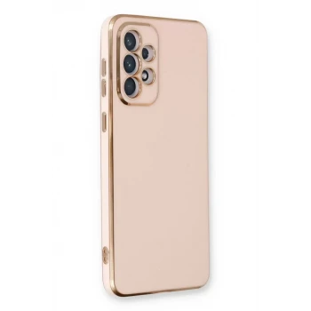Newface Samsung Galaxy A33 5G Kılıf Volet Silikon - Pembe