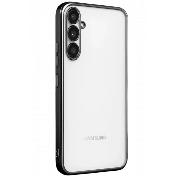Newface Samsung Galaxy A34 5G Kılıf Razer Lensli Silikon - Siyah