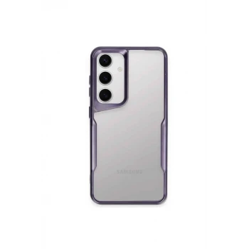Newface Samsung Galaxy A35 5G Kılıf Boyi Silikon Kapak - Derin Mor