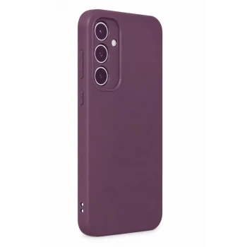 Newface Samsung Galaxy A35 5G Kılıf First Silikon - Mürdüm