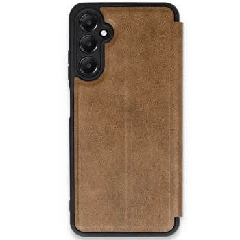 Newface Samsung Galaxy A35 5G Kılıf Flip Cover - Taba